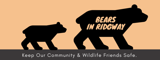 Graphic depiction of 2 bears in Ridgway